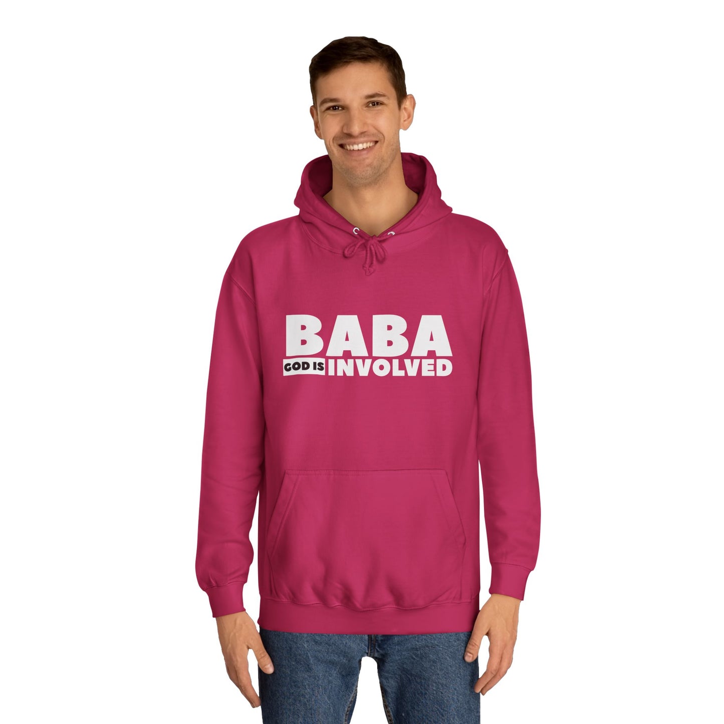 Unisex College Hoodie  « Baba God is involved »