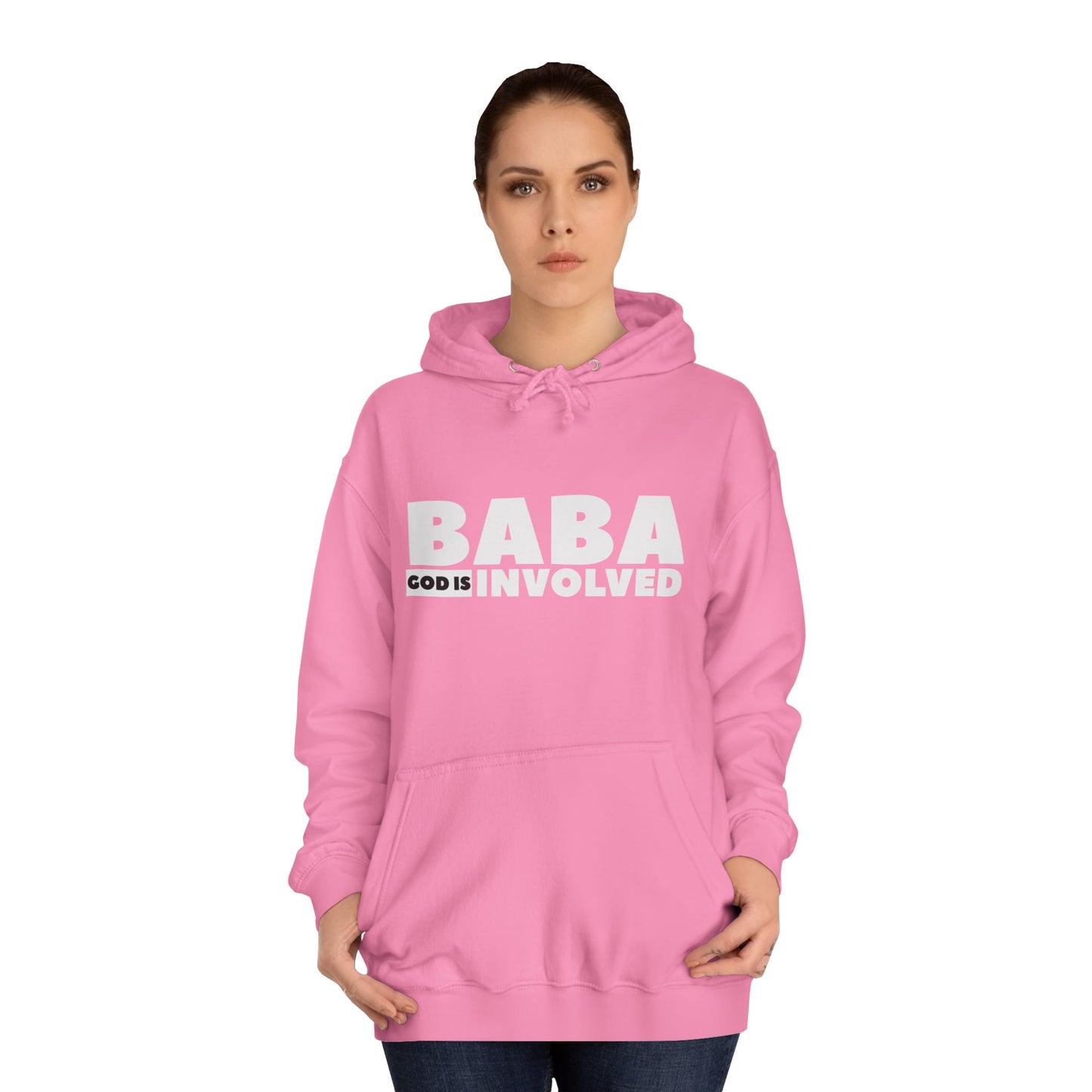 Unisex College Hoodie  « Baba God is involved »