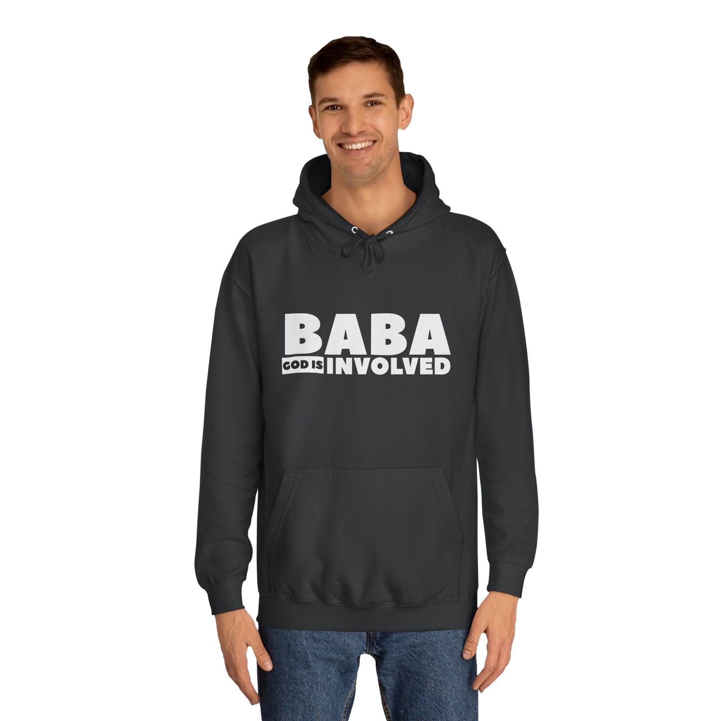 Unisex College Hoodie  « Baba God is involved »